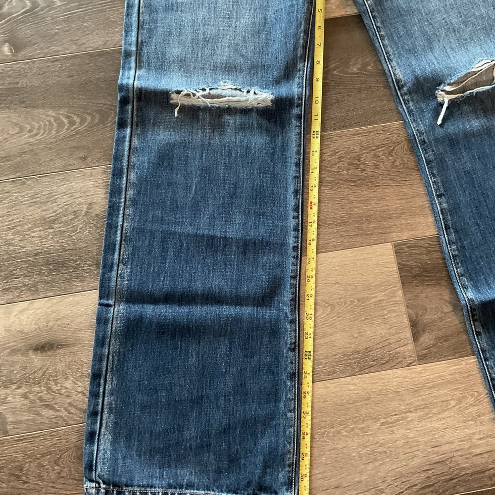 Euc-Kancan Button Fly Distressed Bootcut - image 4